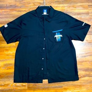 NFL Onfield Reebok Casual Buttoned Down Shirt Size XL 💯 Polyester*